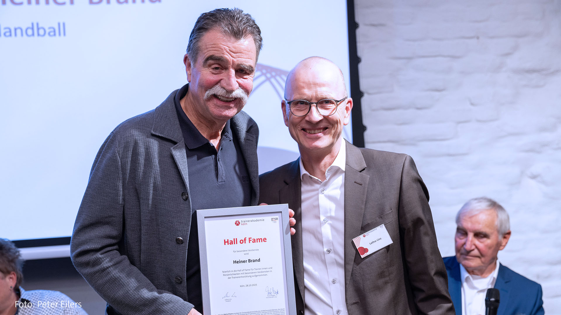Heiner Brand und Lothar Linz