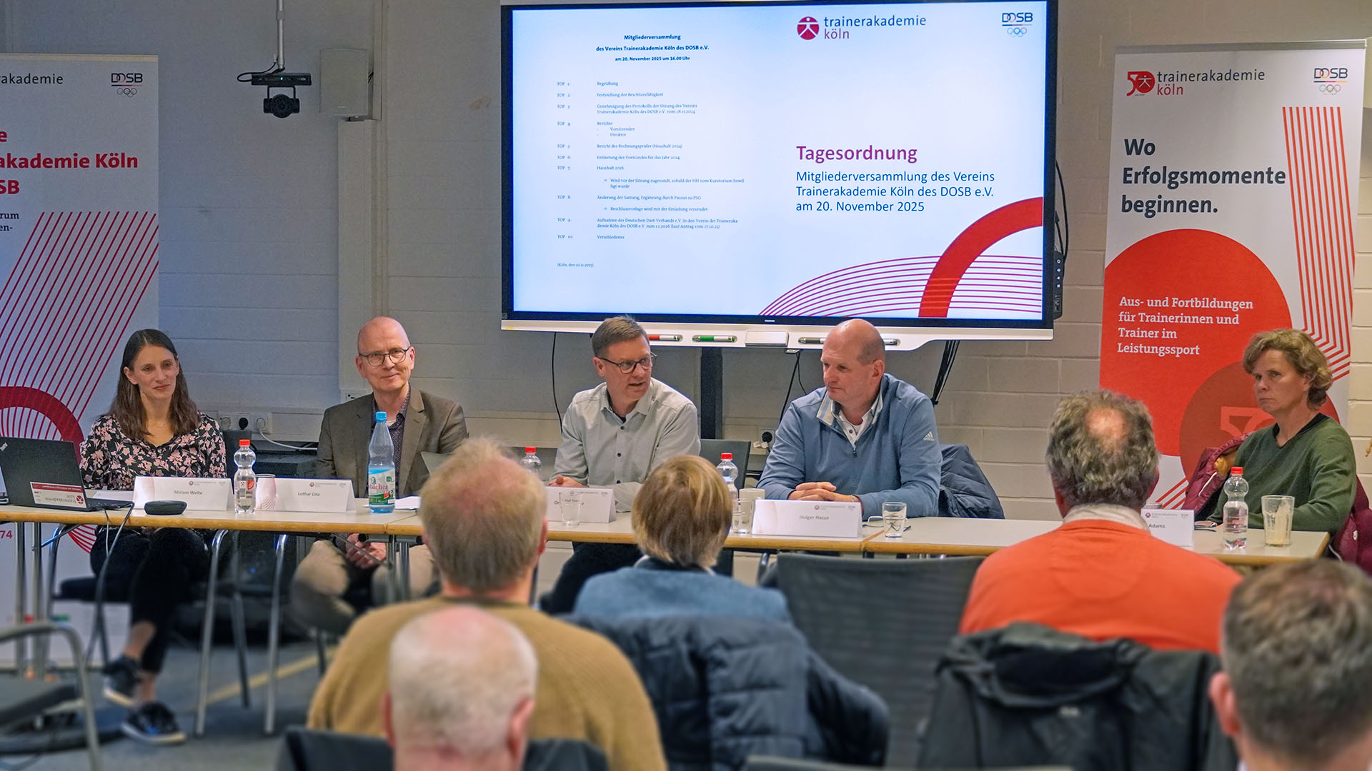 Der Vorstand des Vereins der Trainerakademie